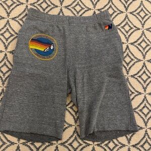 Aviator Nation Gray Kids Shorts size 14